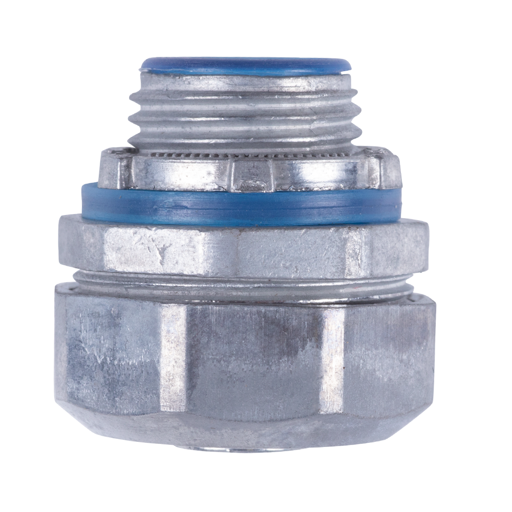 LIQUID-TIGHT Straight Connector Multi-Piece Insulated Throat